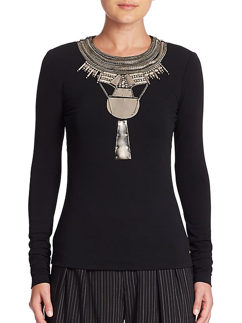 Ralph Lauren Collection - Beaded Janine Top