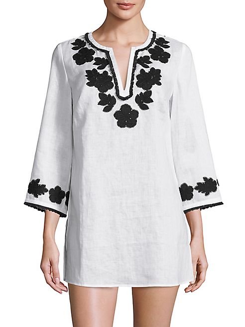 Tory Burch - Floral Applique Tunic