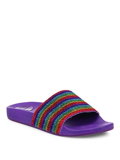 Marc Jacobs - Cooper Glitter Sport Slide Sandals