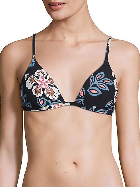 Tory Burch - Bay French Floral Bikini Top