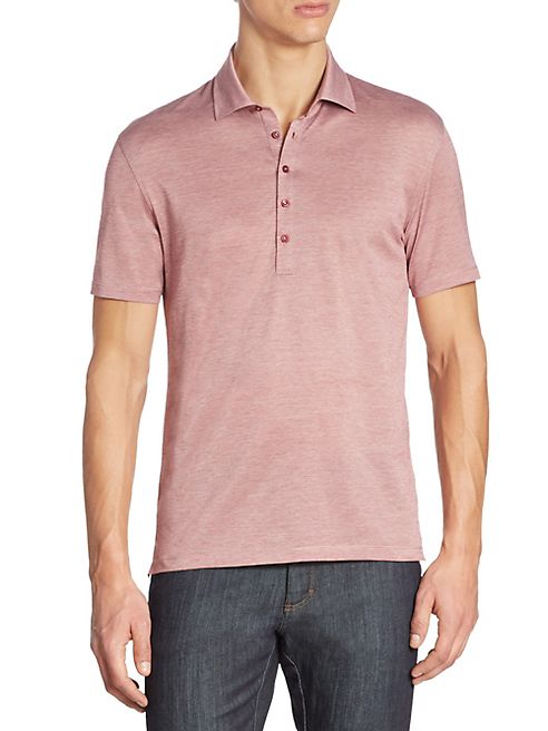 Ermenegildo Zegna - Short-Sleeve Oxford Polo