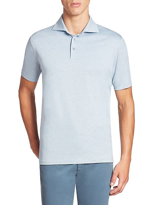 Ermenegildo Zegna - Dot Printed Polo