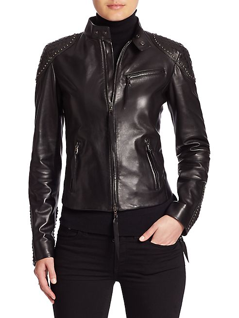 Ralph Lauren Collection - Alton Leather Biker Jacket