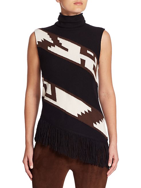 Ralph Lauren Collection - Sleeveless Turtleneck Sweater