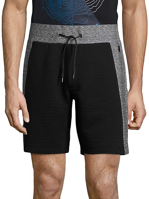 Madison Supply - Ribbed Mixed Media Shorts