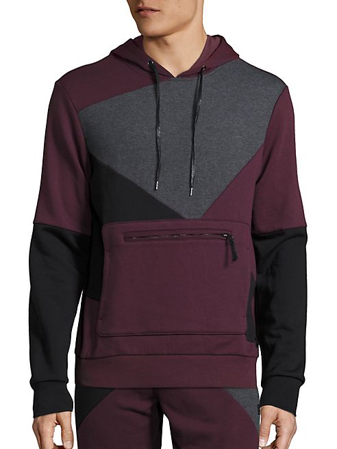 Madison Supply - Geometric Colorblock Hoodie