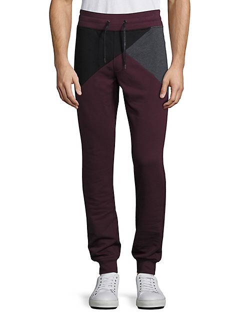 Madison Supply - Geometric Colorblock Jogger Pants