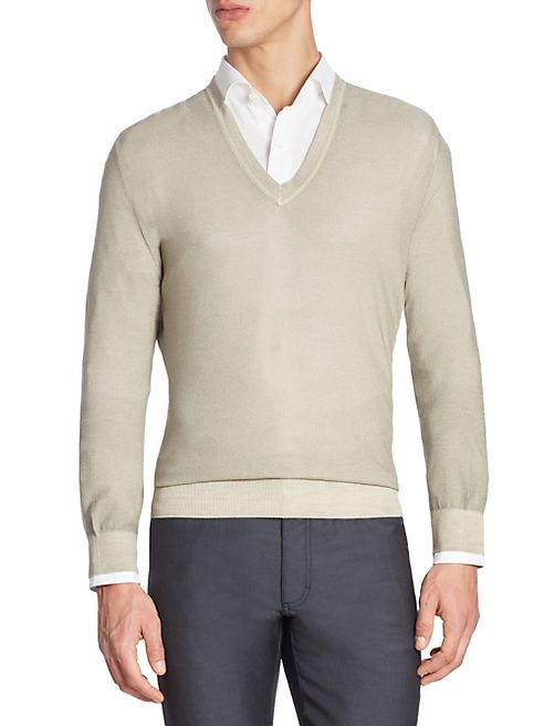 Ermenegildo Zegna - Wool & Silk Blend Sweater