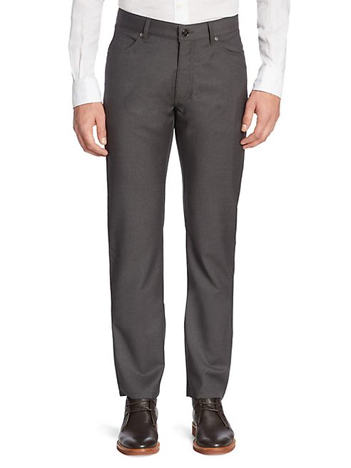 Ermenegildo Zegna - Long Wool Trousers