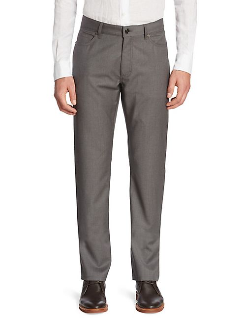 Ermenegildo Zegna - Long Wool Trousers