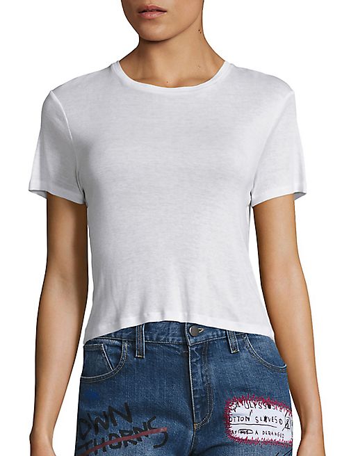 Alice + Olivia - Cindy Cropped Tee