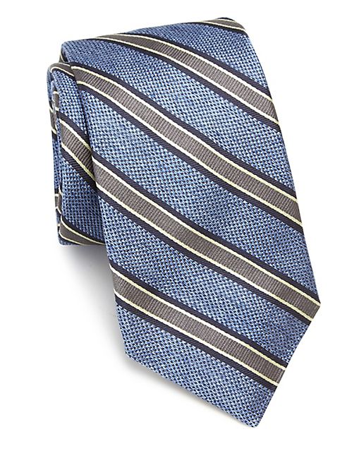 Ike Behar - Striped Silk Tie