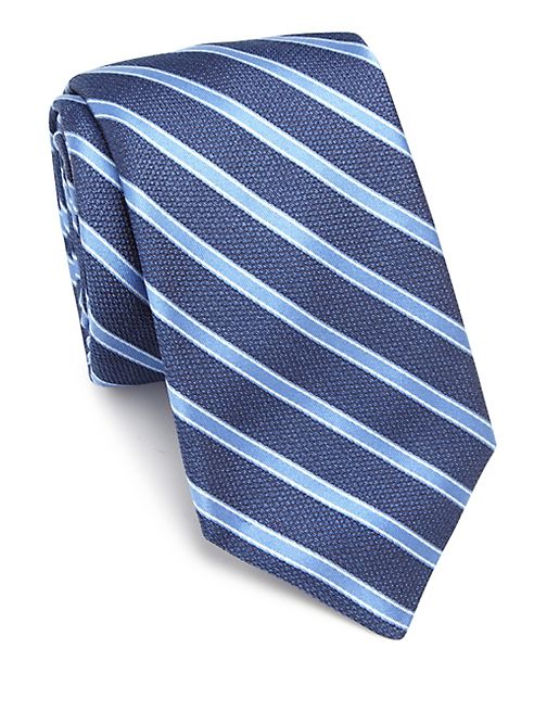 Ike Behar - Striped Silk Tie