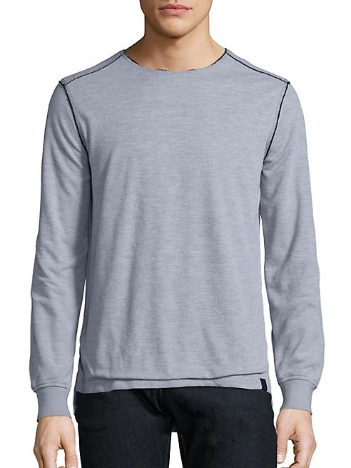 Saks Fifth Avenue x Anthony Davis - Raw Edge Double Layer Tee