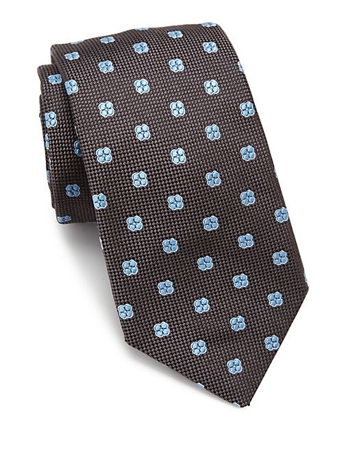 Ike Behar - Floral Silk Tie