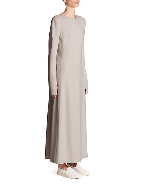 Calvin Klein Collection - Koko Piped Long-Sleeve Maxi Dress