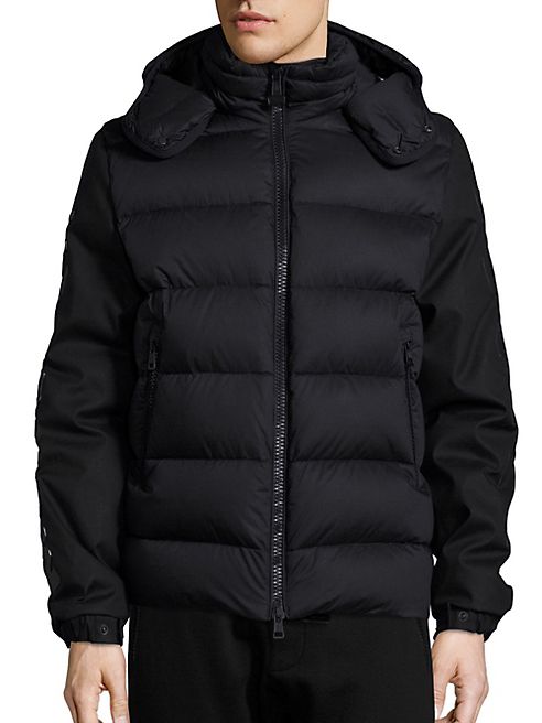 Moncler O - Enclos Arm Stripe Logo Jacket