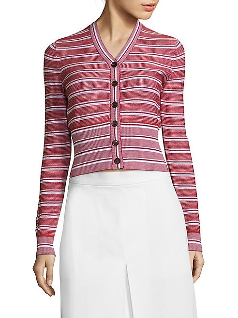 Bottega Veneta - Striped Wool Cardigan