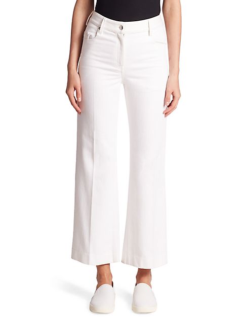 Calvin Klein Collection - Fray Bis Cropped Heavy Twill Denim Jeans