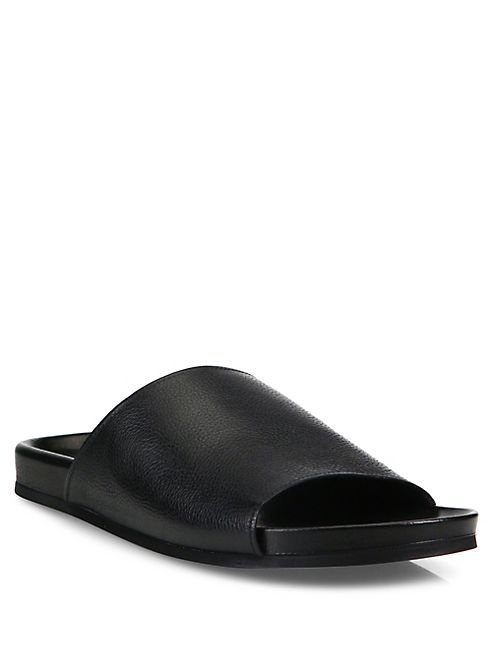 To Boot New York - Whitman Leather Slide Sandals