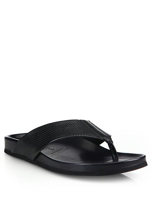 To Boot New York - Studded Leather Thong Sandals