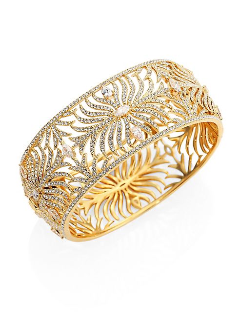 Adriana Orsini - Barbara Pavé Crystal Cuff Bracelet