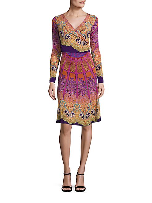 Etro - Mandalla Faux Wrap Dress