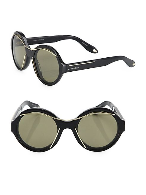 Givenchy - 54MM Wire-Trim Round Sunglasses