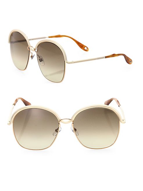 Givenchy - 58MM Round Sunglasses