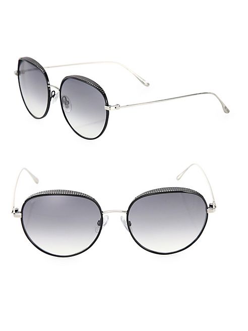 Jimmy Choo - Ello 56MM Round Sunglasses