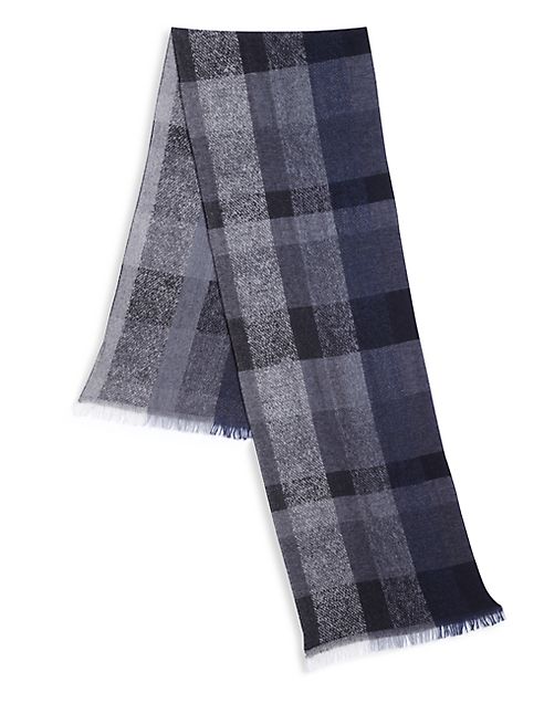 strellson - Wool Blend Checkered Scarf