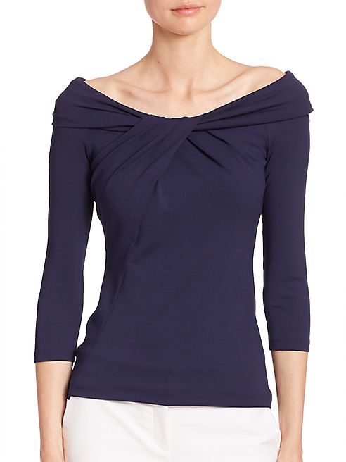 Michael Kors Collection - Off-The-Shoulder Twist Top