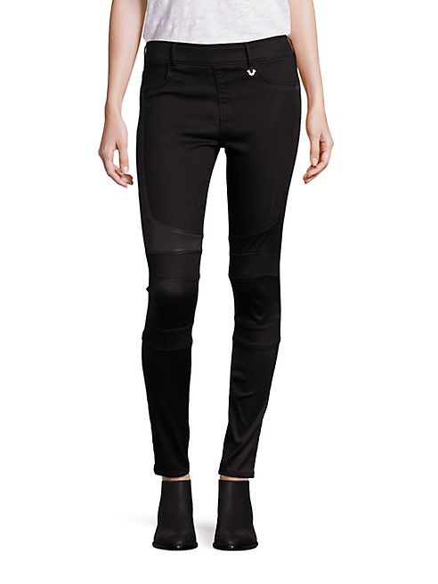 True Religion - Runway Moto Leggings