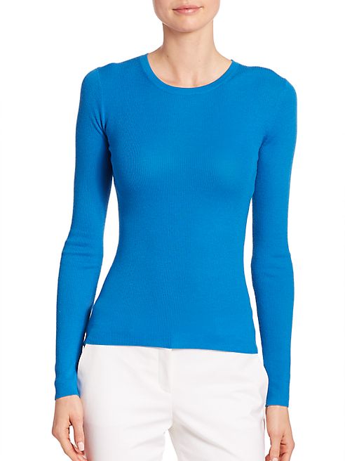 Michael Kors Collection - Featherweight Cashmere Crewneck Sweater