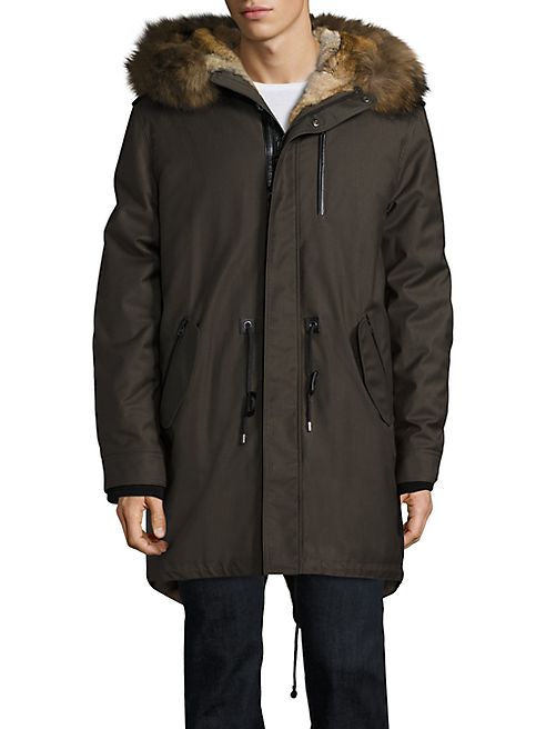 Mackage - Twill Rabbit Fur-Lined Parka