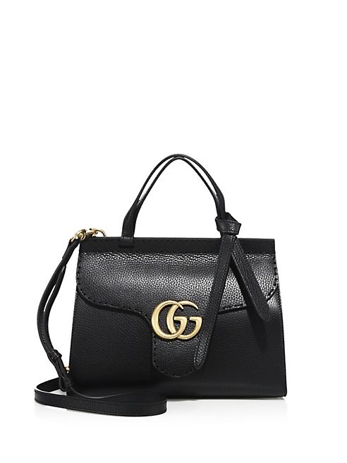 Gucci - GG Marmont Leather Top-Handle Bag