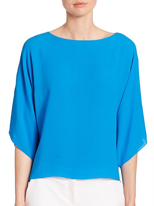 Michael Kors Collection - Silk Bateau Tunic