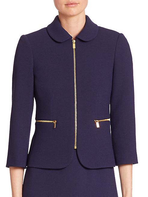 Michael Kors Collection - Virgin Wool Zip Jacket