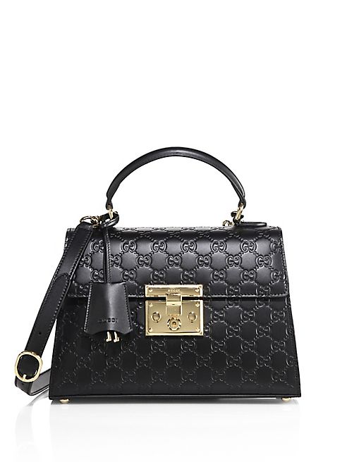 Gucci - Padlock Small GG Leather Top-Handle Bag