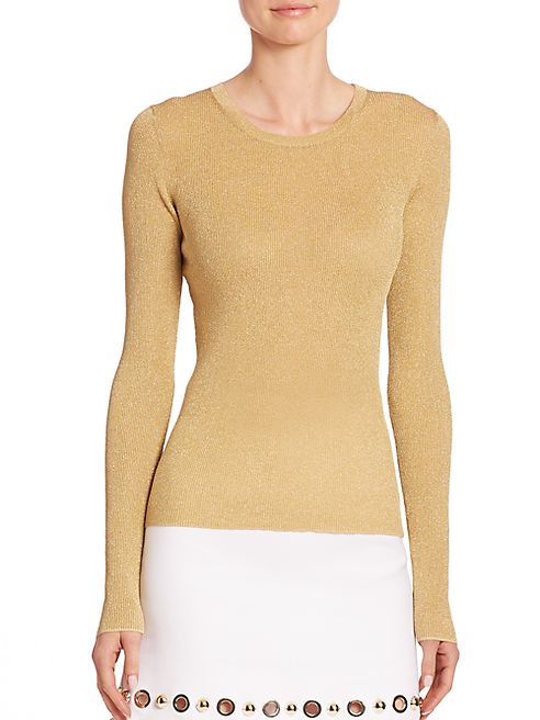 Michael Kors Collection - Lurex Crewneck Sweater