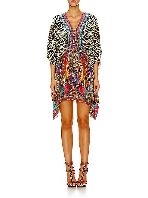 Camilla - Jambo Jambo Short Silk Caftan