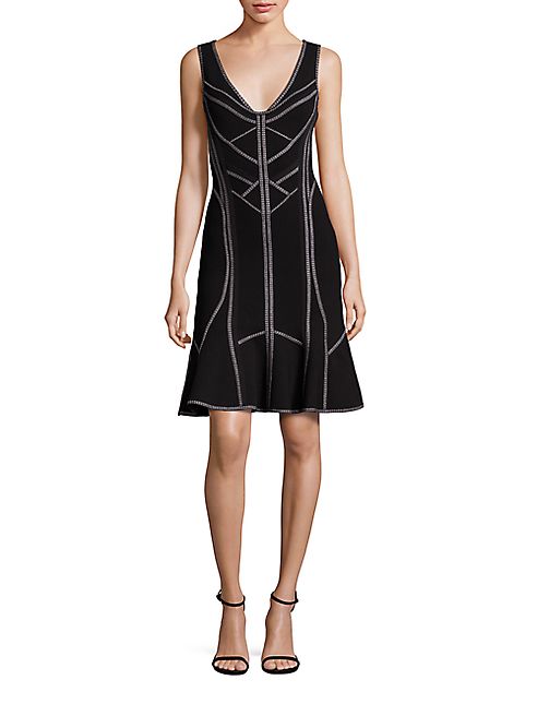 Herve Leger - Sleeveless Cocktail Dress