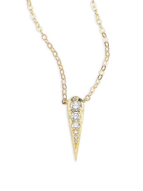 ILA - Norya Diamond & 14K Yellow Gold Pendant Necklace