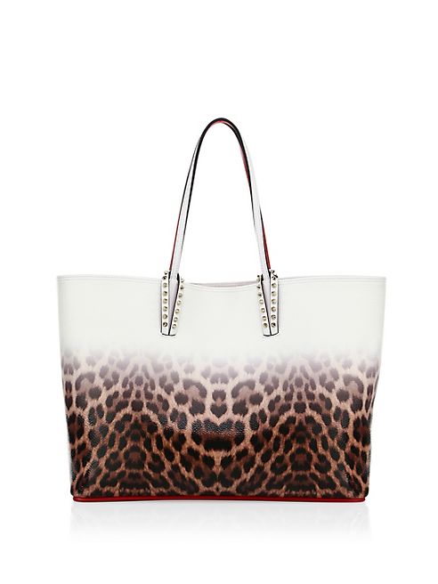 Christian Louboutin - Cabata Degrade Leopard-Print Leather Tote