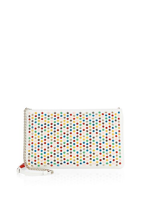 Christian Louboutin - Loubiposh Studded Leather Clutch