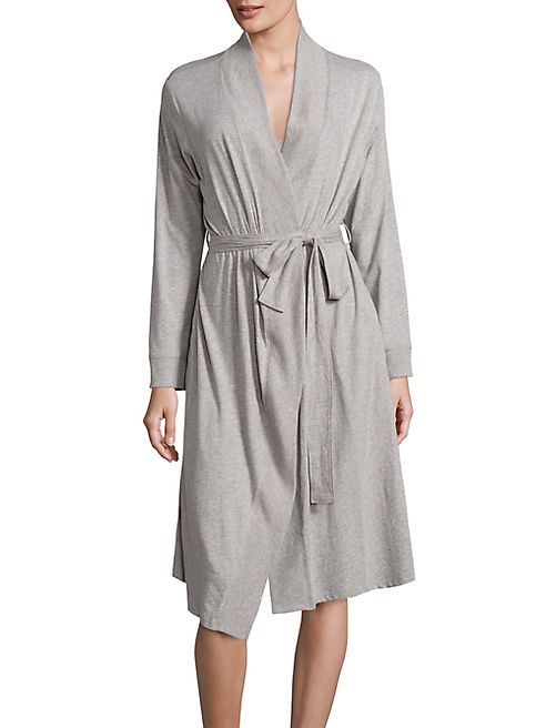 SKIN - Heathered Cotton Jersey Robe