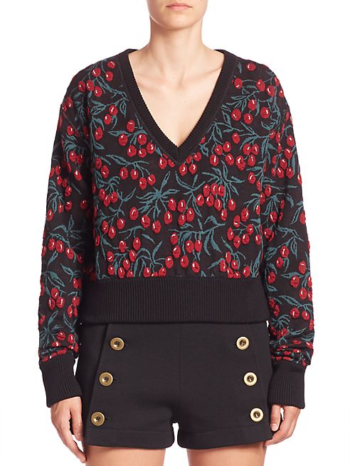 Chloé - Cherry Printed Sweater