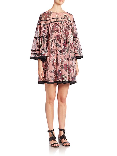 Chloé - Floral Babydoll Dress