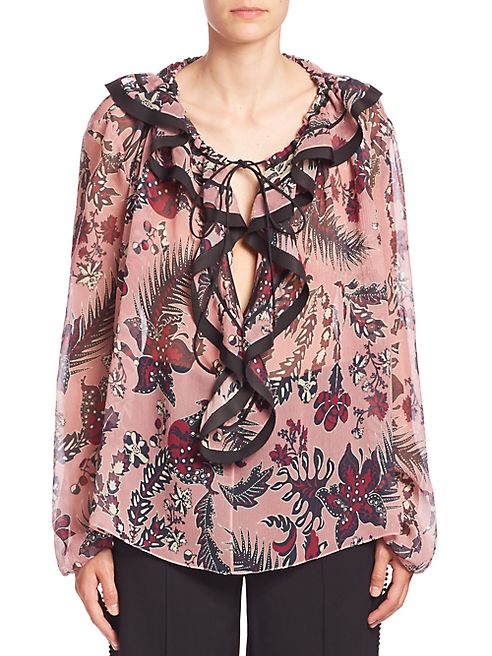 Chloé - Silk Floral Blouse