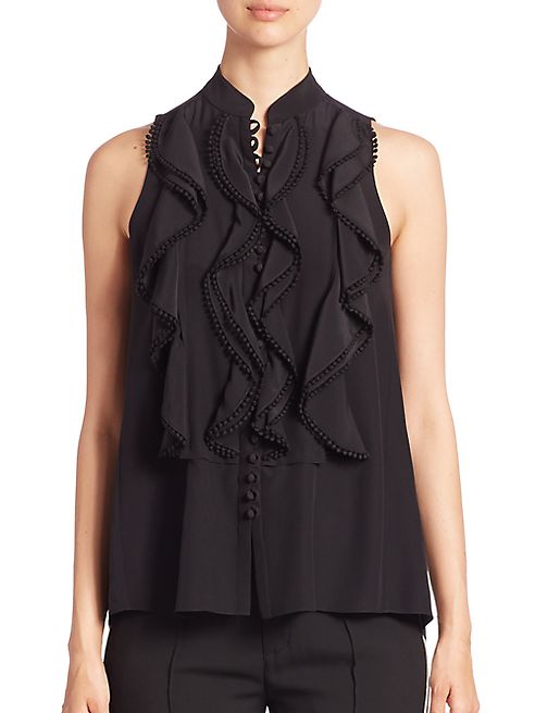 Chloé - Sleeveless Ruffle Blouse